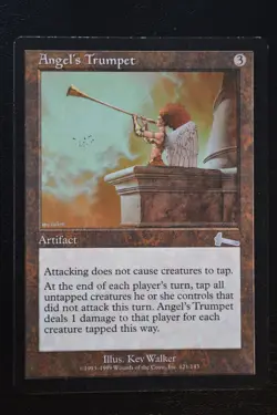 Magic The Gathering MTG ANGEL'S TRUMPET Urza's Legacy LP Lightly Played - Image 1