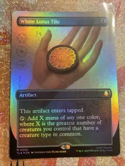 White Lotus Tile (Borderless) Avatar: The Last Airbender Foil - Image 1