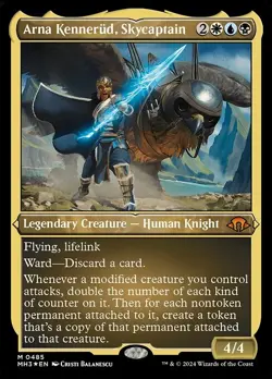 Arna Kennerud, Skycaptain Etched FOIL #485 | MH3 Modern Horizons 3 | MTG - Image 1