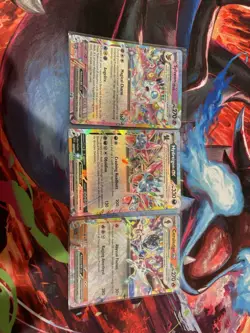 Pokemon TCG Surging Sparks 3 Ex Lot SSP En NM - Image 1