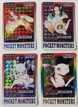 Pokemon Bandai Carddass 151 type Complete & File Set Japanese Vintage Charizard - Image 5