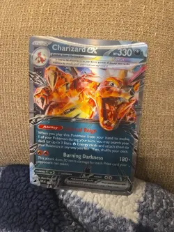 Jumbo Lenticular Charizard ex - 054/091 - SVP 196 -Exclusive Promo Pokemon - Image 1