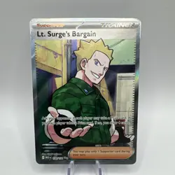 Lt. Surge's Bargain 170/132 - Full Art - Pokemon Mega Evolution - Image 1