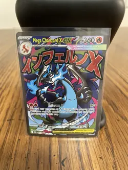 Pokemon Mega Charizard X ex 023 Promo ME: Mega Evolution Full Art Holo Rare 2025 - Image 1