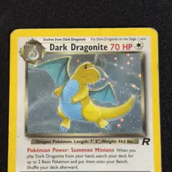 Dark Dragonite 5/82 Holo Rare Team Rocket Unlimited 2000 WOTC Pokemon English - Image 3