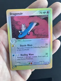 Vintage 2003 Pokemon EX Dragon Dragonair #14/97 Reverse Holo Rare LP - Image 3