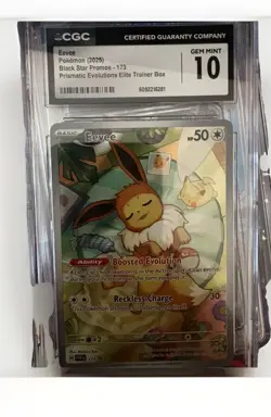 Pokemon Eevee 173/SV Scarlet & Violet Promo CGC 10 (2025) Holo - Image 1