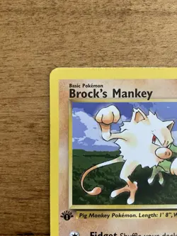 Pokemon TCG - 1st Edition Brock's Mankey 68/132 - Gym Heroes - WOTC Vintage 2000 - Image 4