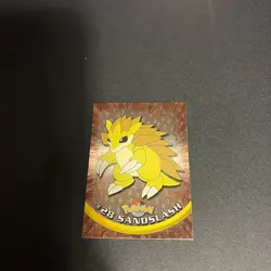 2000 Topps Pokemon TV Animation Foil #28 Sandslash - Image 2