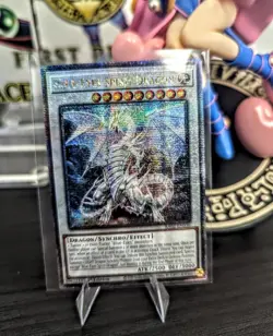 Yu-Gi-Oh! Blue-Eyes Spirit Dragon RA02-EN030 Quarter Century Secret Rare - Image 1