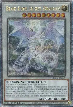 Yu-Gi-Oh! Blue-Eyes Spirit Dragon RA02-EN030 Quarter Century Secret Rare - Image 2