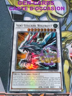 CARTE Yu Gi Oh VENT STELLAIRE WOLFRAYET DAMA-FR041 1ere edition - Image 1