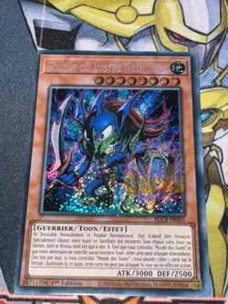 CARTE Yu Gi Oh SOLDAT DU LUSTRE NOIR TOON BLCR-FR065 1ere edition - Image 1