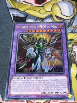 CARTE Yu Gi Oh SEIGNEUR NEOS, HEROS DU MAL SUDA-FR031 1ere edition - Image 1