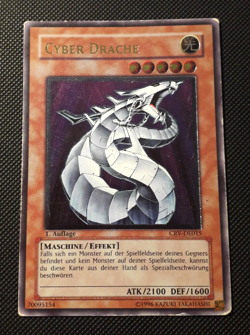 Yu-Gi-Oh! Cyber Drache, CRV-DE015, Ultimate Rare, 1. Auflage, Deutsch, GD-LP - Image 1