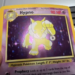Hypno Fossil Holo Card 8/62 Unlimited Rare Near Mint LP NM Pokemon TCG - Image 4