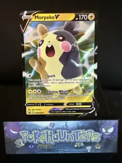 Pokemon Card Morpeko Swsh056 Black Star Promo Full Art NM - Image 1