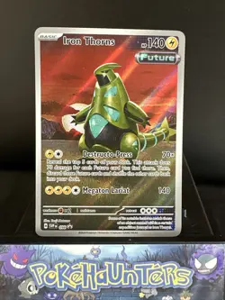 Pokemon Card Iron Thorns SVP 098 Black Star Promo Holo Rare Near Mint - Image 1