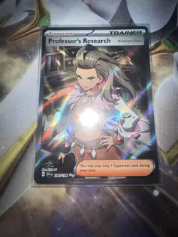 Professor's Research 240/198 Scarlet & Violet Base Full Art Pokemon Card - Image 1
