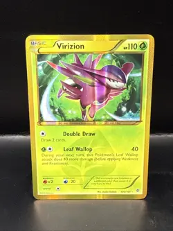 Pokemon TCG Virizion Plasma Blast Secret Rare Card 103/101 - Image 1