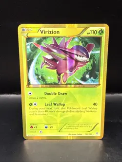 Pokemon TCG Virizion Plasma Blast Secret Rare Card 103/101 - Image 2