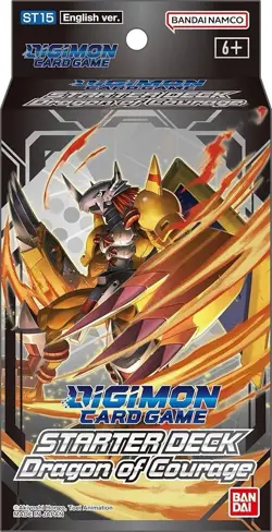 Digimon Card Game Dragon of Courage Starter Deck - ST15! NEW! SEALED! - Image 1