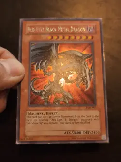Yu-Gi-Oh! PRISMATIC SECRET CARD RED-EYES BLACK METAL DRAGON FMR-001 MP - Image 2