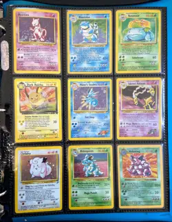 Pokemon Cards VINTAGE Collection Binder - Rare Holos, First Edition, WOTC 1999 - Image 2