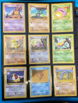 Pokemon Cards VINTAGE Collection Binder - Rare Holos, First Edition, WOTC 1999 - Image 5