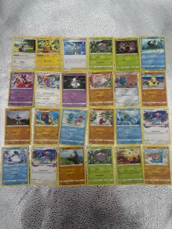 133 Pokemon Cards Bulk Lot - Commons, Uncommons, Rares - Great for Kids & Decks - Image 1