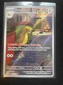 Pokemon Gumshoos 153/132 Me01: Mega Evolution Illustration Rare Holo Card - Image 1