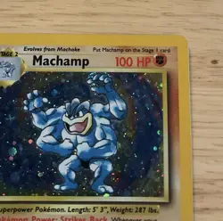 1995 Base Set Machamp Holo Rare 8/102 Pokemon Card🔥🔥#M334 See Pics. - Image 2