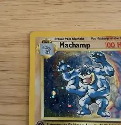1995 Base Set Machamp Holo Rare 8/102 Pokemon Card🔥🔥#M334 See Pics. - Image 3