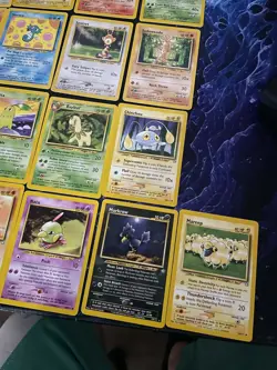 Pokemon Vintage Neo Genesis 21 Card Lot Murkrow Clefairy Bayleef Cyndquil NM/LP! - Image 2