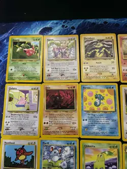 Pokemon Vintage Neo Genesis 21 Card Lot Murkrow Clefairy Bayleef Cyndquil NM/LP! - Image 4