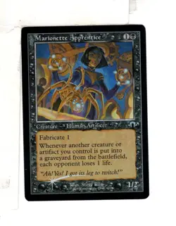 MTG SkeenAB Marionette Apprentice RETRO FRAME FOIL from MH3. NM. - Image 1