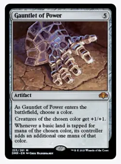 Gauntlet of Power Dominaria Remastered Foil - Image 1