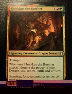 Thrakkus The Butcher 295/361 Uncommon Battle For Baldur's Gate MTG - Image 1