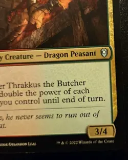 Thrakkus The Butcher 295/361 Uncommon Battle For Baldur's Gate MTG - Image 5