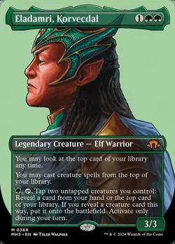 Eladamri, Korvecdal Borderless #369 | MH3 Modern Horizons 3 | MTG= - Image 1