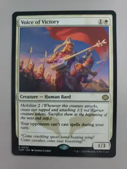 MTG Voice of Victory Tarkir: Dragonstorm Regular Rare - Image 1