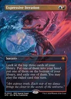 Expressive Iteration FOIL #43 | SPG Special Guests | MTG | Same Day Shipping! - Image 1