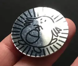 Chansey Pokemon Coin Wizards 1999 Silver Original WOTC Of The Coast RARE - Image 4