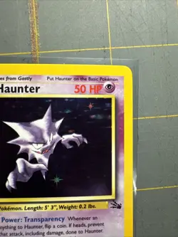 Pokemon TCG Haunter 6/62 Fossil Unlimited Holo Rare NM - Image 3