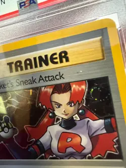 2000 POKEMON ROCKET 1ST EDITION HOLO #16 ROCKET'S SNEAK ATTACK PSA 10 SWIRL 1st - Image 2