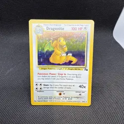 Pokemon TCG Dragonite Fossil 4/62 Holo Unlimited Rare 1999 WOTC Vintage - NM - Image 1