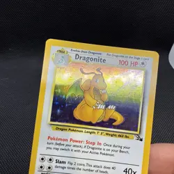 Pokemon TCG Dragonite Fossil 4/62 Holo Unlimited Rare 1999 WOTC Vintage - NM - Image 3