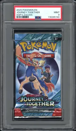 2025 POKEMON INT'L SCARLET & VIOLET JOURNEY TOGETHER PACK FOIL PSA 9 - Image 1