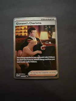 Pokemon Giovanni's Charisma 204/165 Scarlet & Violet 151 Holo Special Rare Engl. - Image 1