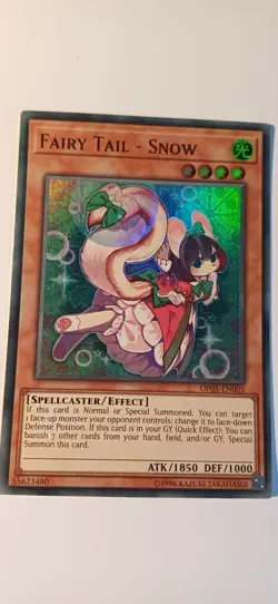 Fairy Tail - Snow [OP05-EN005] Super Rare *VLP* Yugioh Card - Image 1